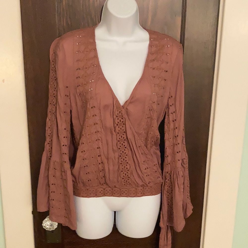 Embroidered Boho Top